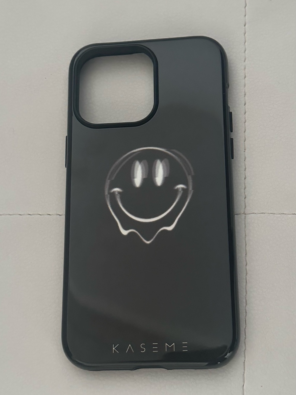 Black Smiley KASE ME IPhone 14 Pro Max